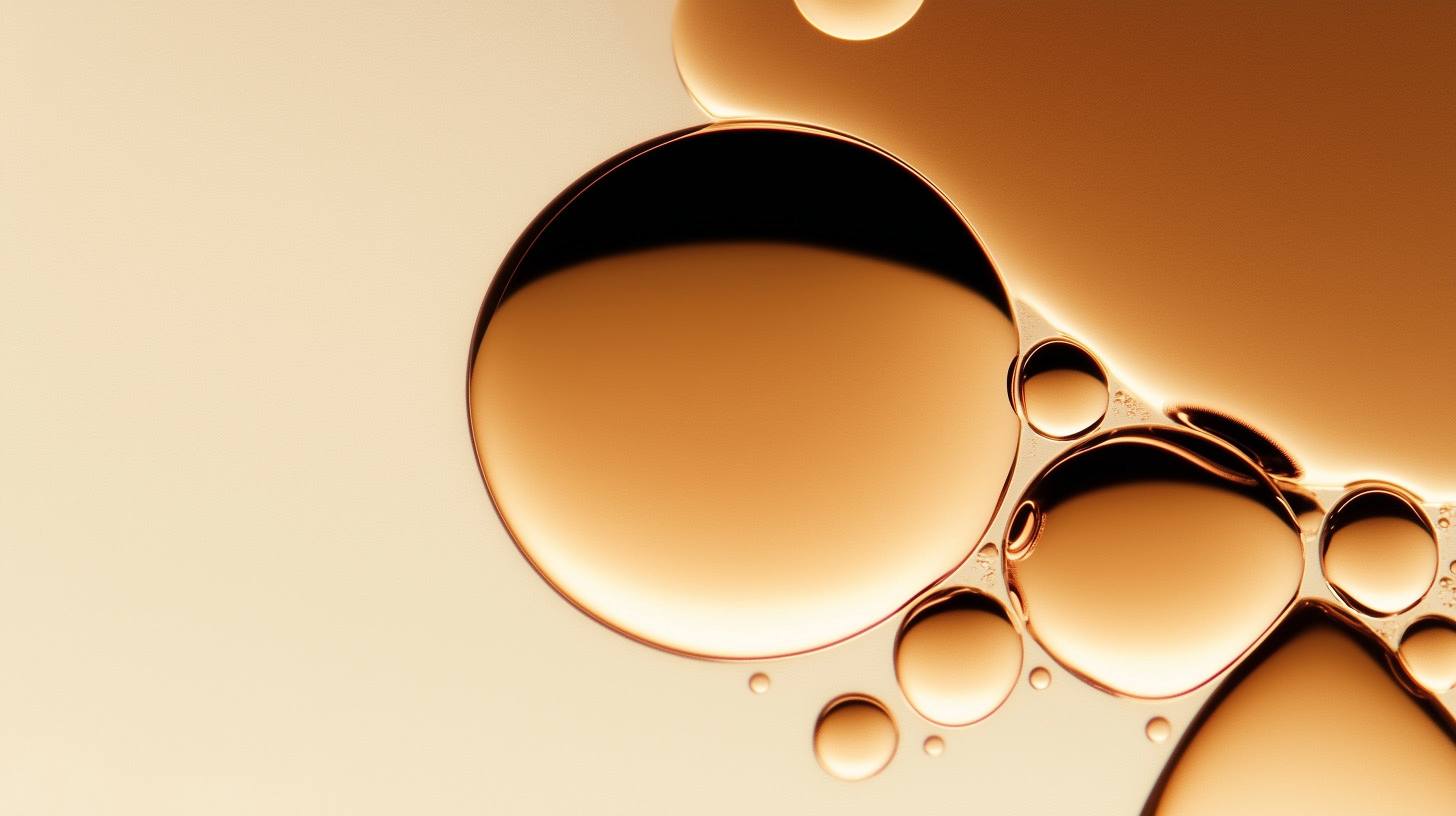 Oil bubbles