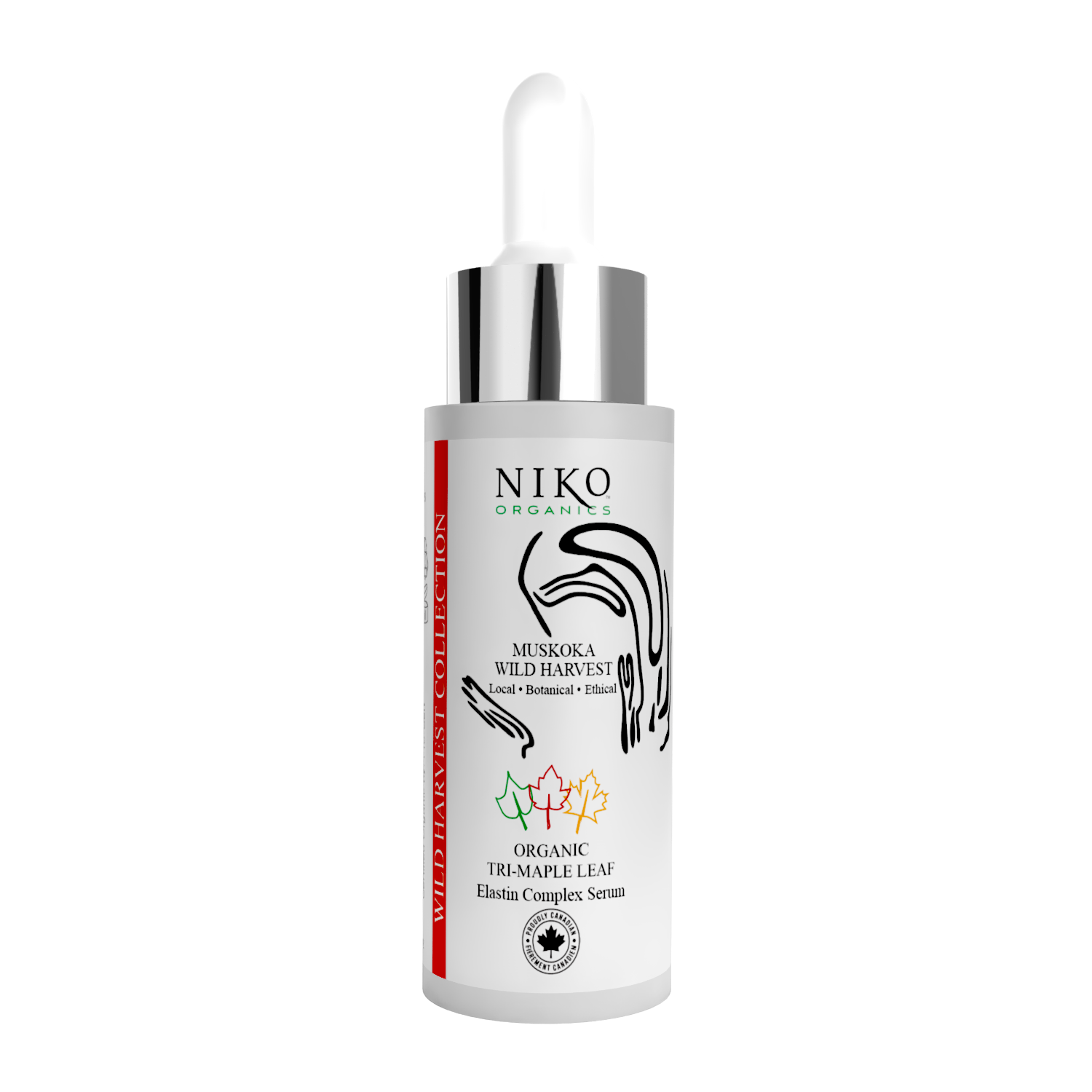 SÉRUM COMPLEXE D'ÉLASTINE BIO À TROIS FEUILLES D'ÉRABLE